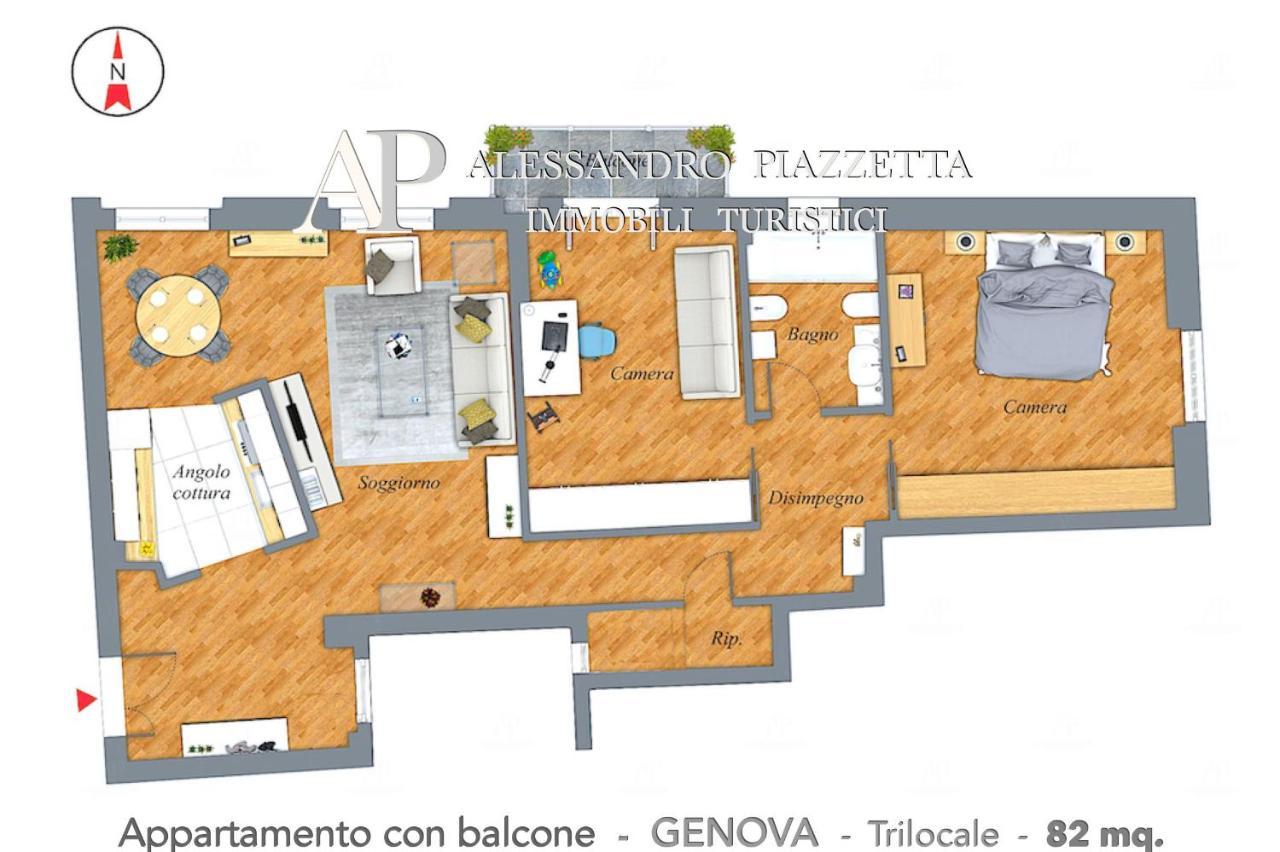 热那亚Casa Ri Al Mare公寓 外观 照片